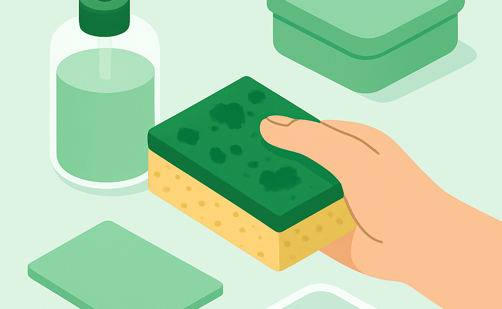 como-identificar-quando-a-esponja-esta-contaminada BoraDicas