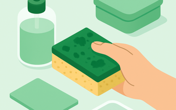 como-identificar-quando-a-esponja-esta-contaminada BoraDicas
