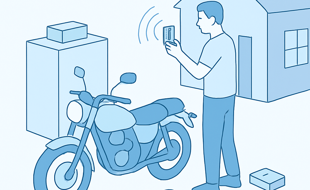 Ilustracao BoraDicas tutorial como instalar alarme de moto em casa
