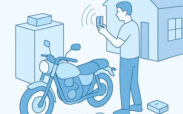 Ilustracao BoraDicas tutorial como instalar alarme de moto em casa