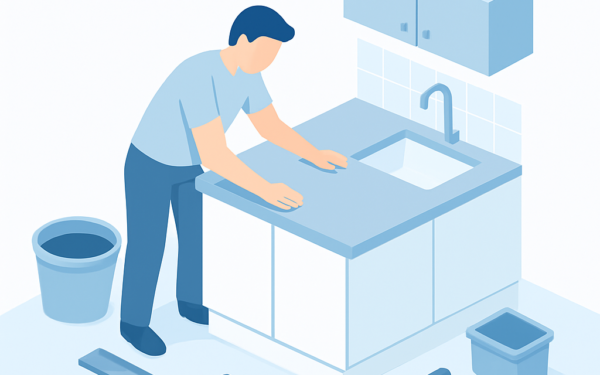 como instalar bancada de concreto polido em casa passo a passo BoraDicas