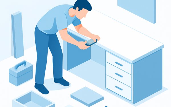 como instalar bancada em l com gavetas embutidas diy passo a passo BoraDicas