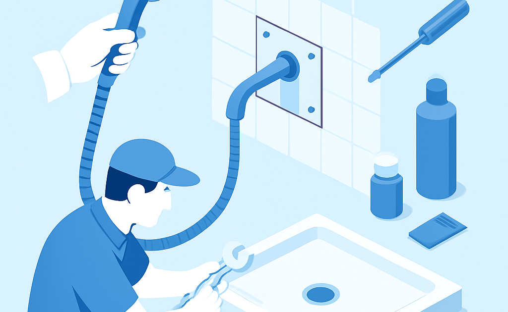 Ilustracao BoraDicas tutorial como instalar ducha de parede passo a passo