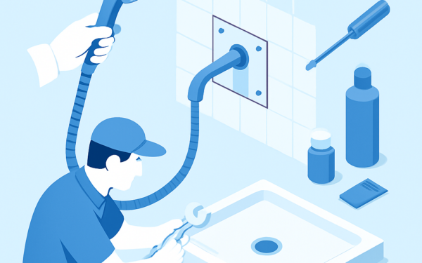 Ilustracao BoraDicas tutorial como instalar ducha de parede passo a passo