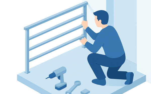 como instalar guardacorpo simples na sacada sem solda passo a passo BoraDicas