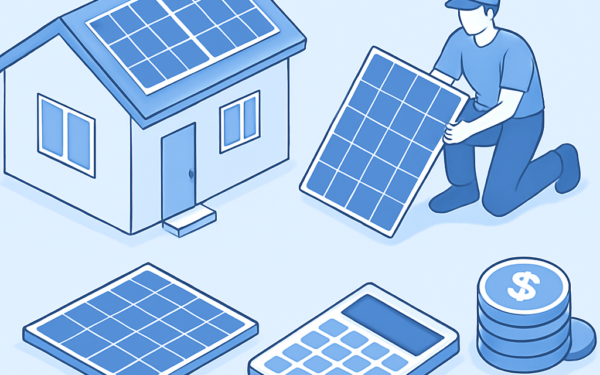 Ilustracao BoraDicas tutorial instalacao painel solar residencial