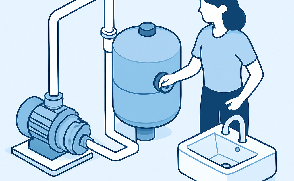 Ilustracao BoraDicas tutorial instalacao pressurizador de agua residencial