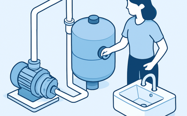Ilustracao BoraDicas tutorial instalacao pressurizador de agua residencial