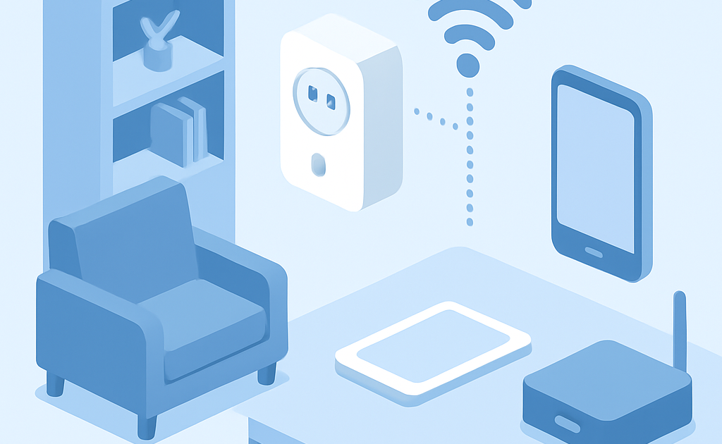 Ilustracao BoraDicas tutorial instalacao tomada inteligente wifi em casa