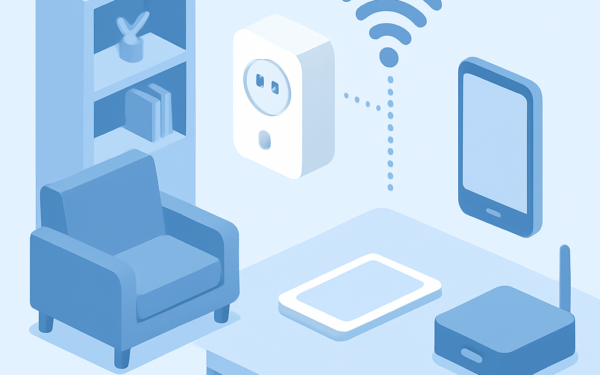Ilustracao BoraDicas tutorial instalacao tomada inteligente wifi em casa