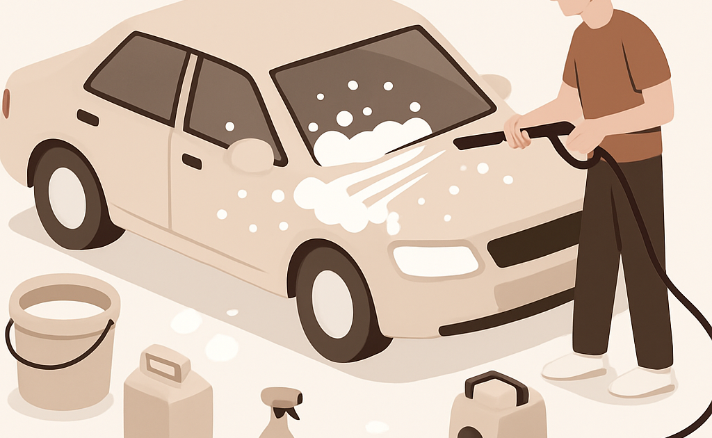 como lavar carro completo economico passo a passo BoraDicas