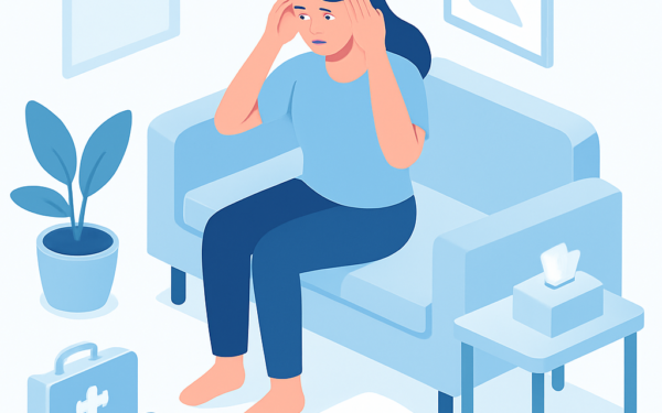 Ilustracao BoraDicas tutorial como lidar com sindrome do panico em casa