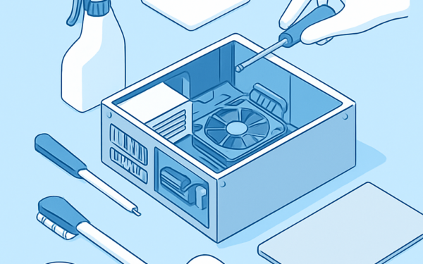 Ilustracao BoraDicas tutorial como limpar computador por dentro