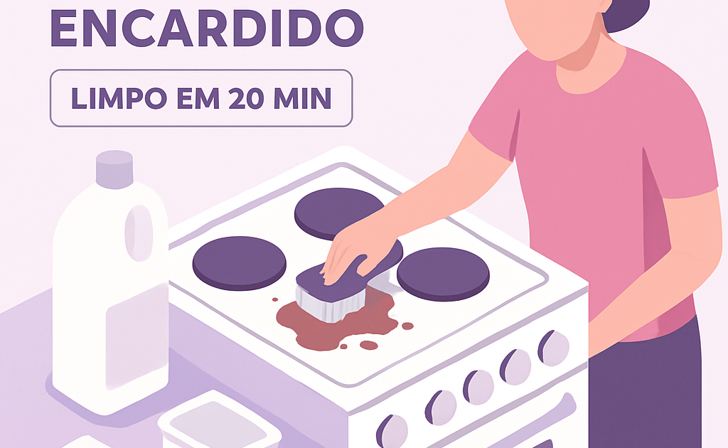 como limpar fogao muito encardido passo a passo BoraDicas