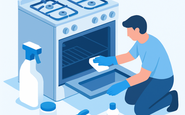 Ilustracao BoraDicas tutorial como limpar forno a gas