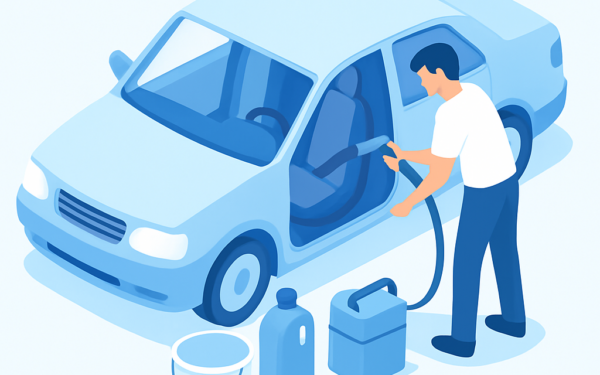 Ilustracao BoraDicas tutorial como limpar interior do carro em casa