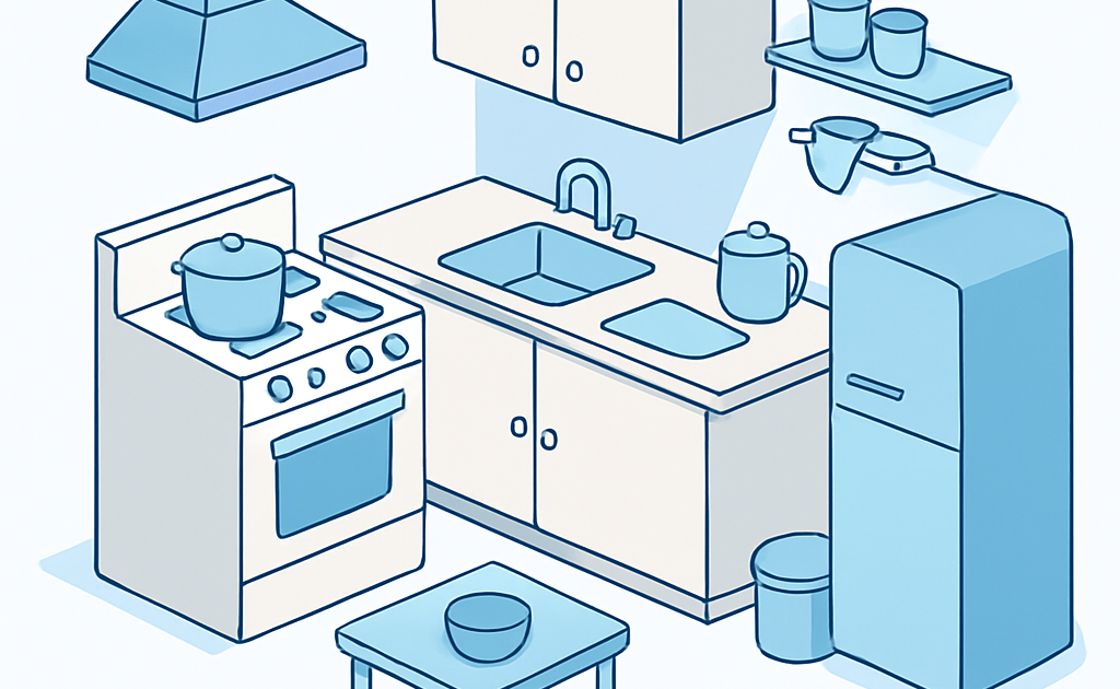 como manter cozinha antiga funcional sem reforma passo a passo BoraDicas