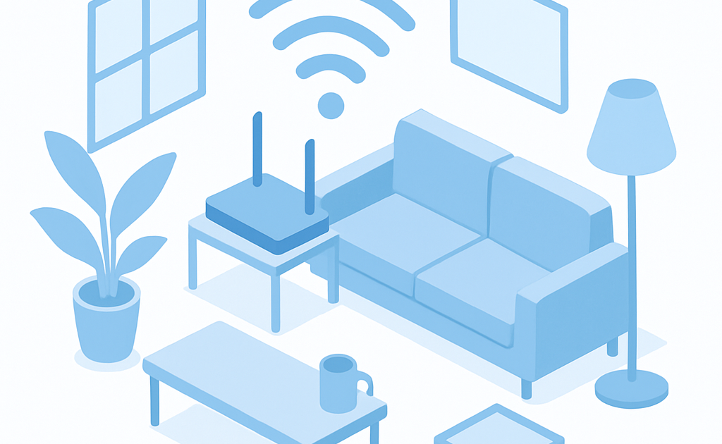 Ilustracao BoraDicas tutorial melhorar sinal wifi casa