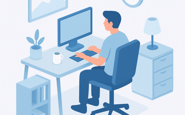 como montar ambiente de trabalho ergonomico em casa passo a passo BoraDicas