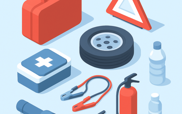 Ilustracao BoraDicas tutorial como montar kit de emergencia para carro