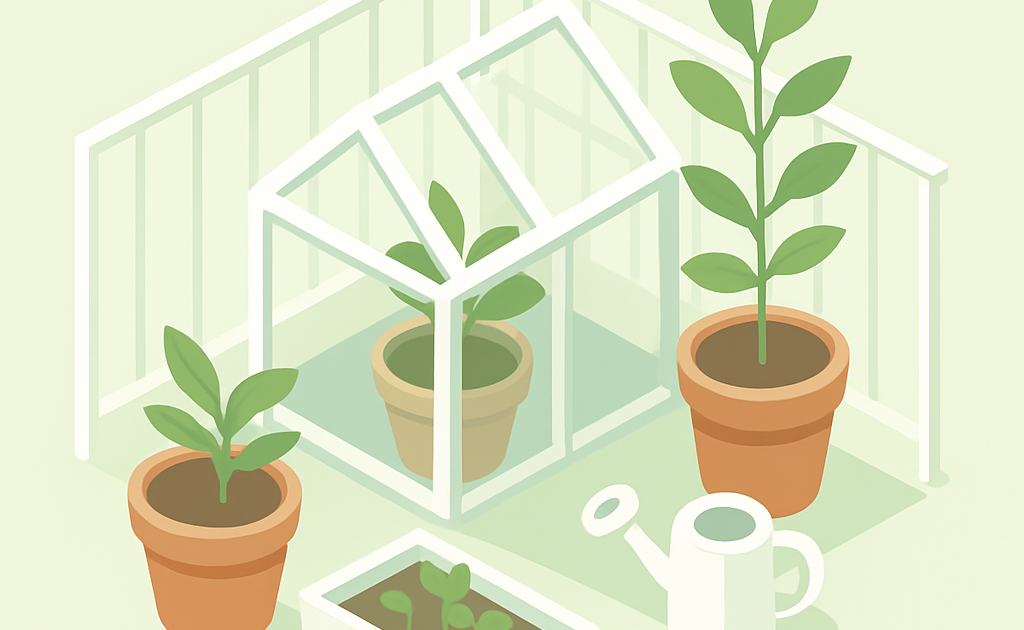 como montar mini estufa para plantas em varanda pequena passo a passo BoraDicas