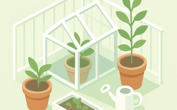 como montar mini estufa para plantas em varanda pequena passo a passo BoraDicas