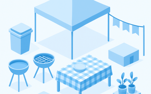 Ilustracao BoraDicas tutorial como organizar arraia de condominio