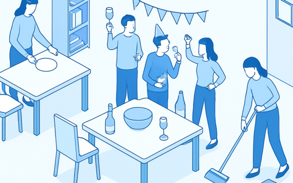 Ilustracao BoraDicas tutorial como organizar festa em casa
