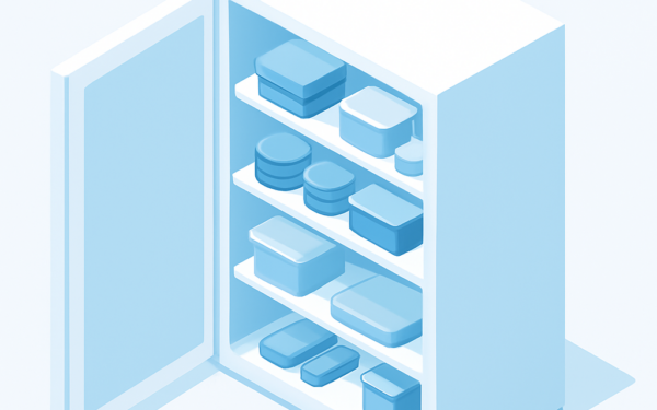 Ilustracao BoraDicas tutorial como organizar freezer