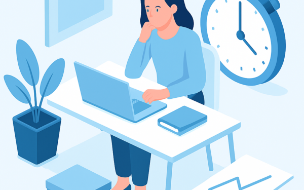 Ilustração BoraDicas tutorial como parar de procrastinar