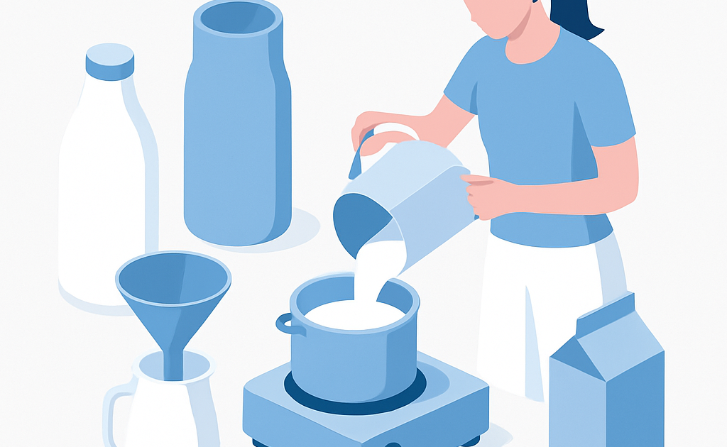como pasteurizar leite em casa passo a passo BoraDicas
