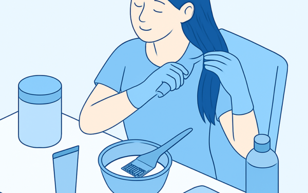 Ilustracao BoraDicas tutorial passo a passo como pintar cabelo em casa sem manchar