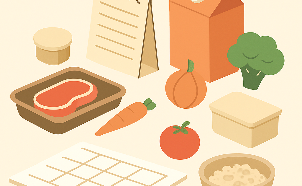 como planejar refeicoes da semana com ingredientes baratos passo a passo BoraDic