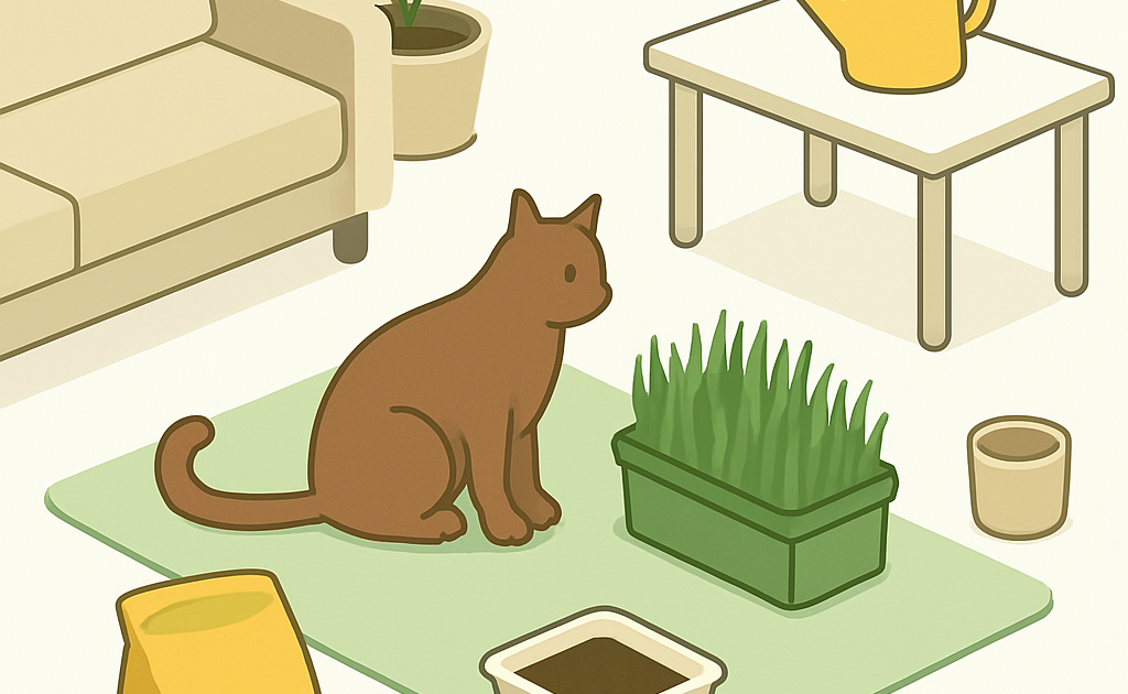 como plantar grama gatos casa passo a passo BoraDicas