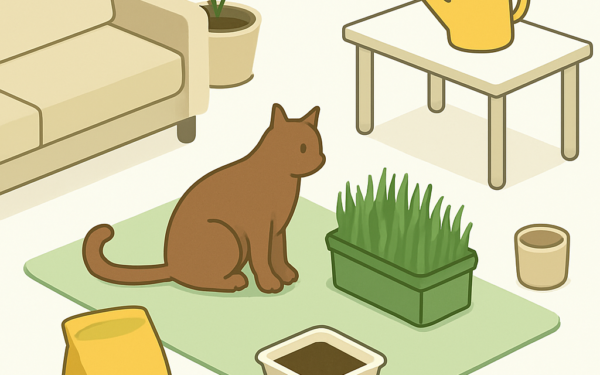 como plantar grama gatos casa passo a passo BoraDicas