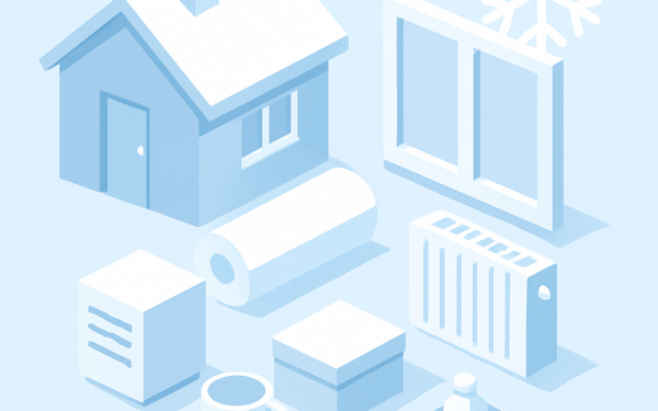 Ilustracao BoraDicas tutorial preparar casa inverno isolamento barato