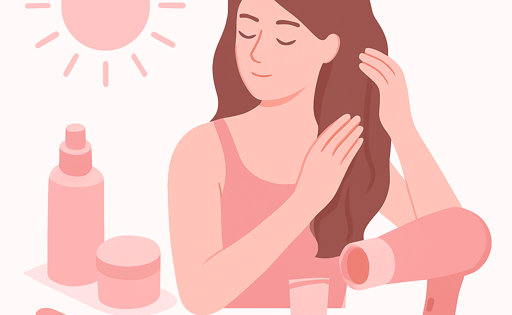 como proteger cabelo contra calor do verao passo a passo BoraDicas