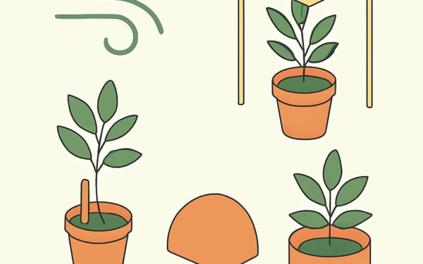 como proteger plantas contra vento forte passo a passo BoraDicas