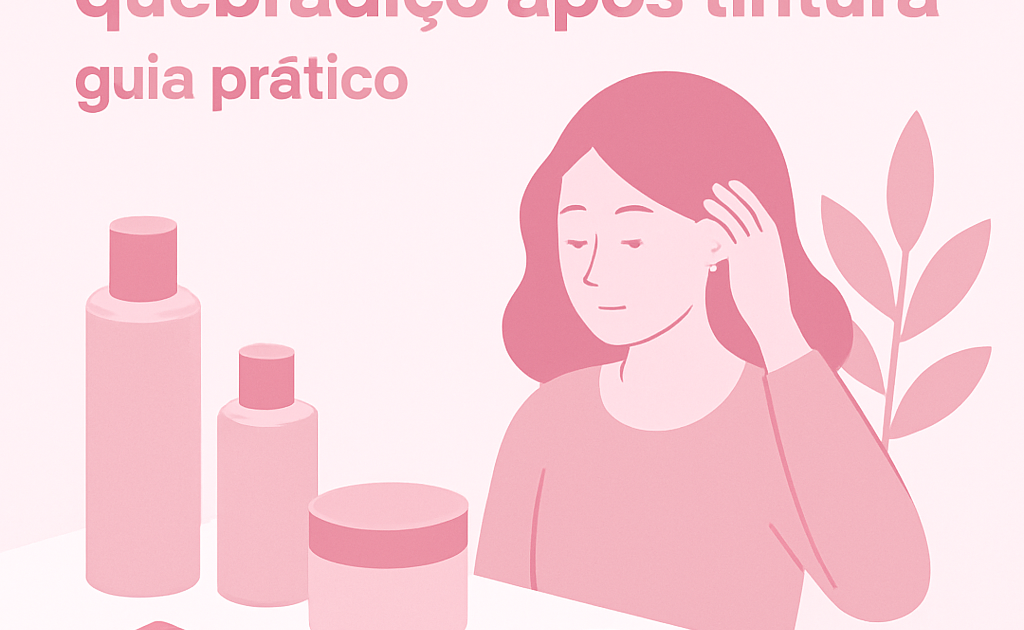 como recuperar cabelo quebradico apos tintura passo a passo BoraDicas
