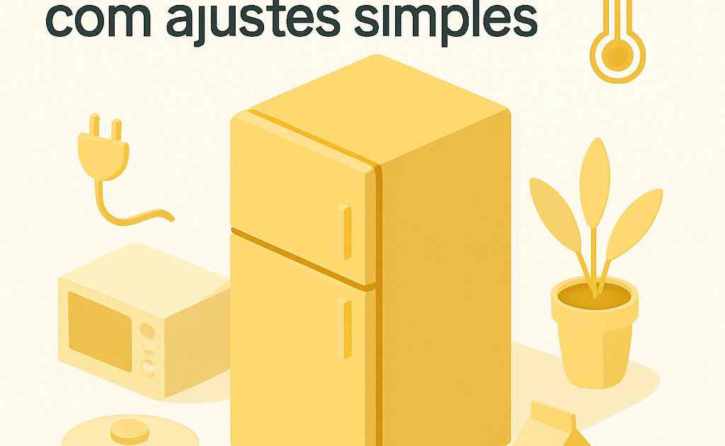 como reduzir consumo de geladeira com ajustes simples passo a passo BoraDicas