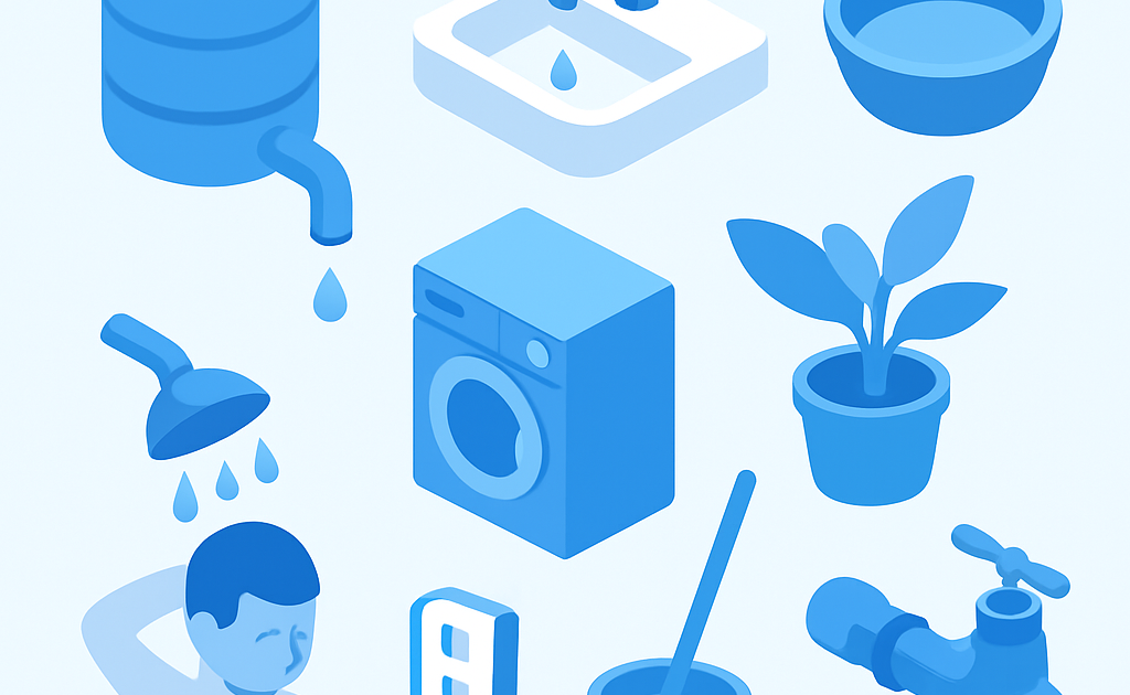 Ilustracao BoraDicas tutorial como reduzir conta de agua em casa