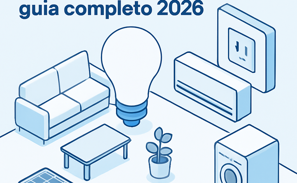 Ilustracao BoraDicas tutorial como reduzir conta de luz em apartamento