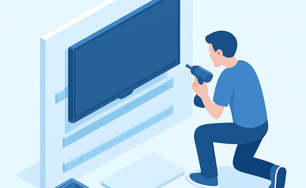 como reforcar parede de drywall para suportar tv grande passo a passo BoraDicas