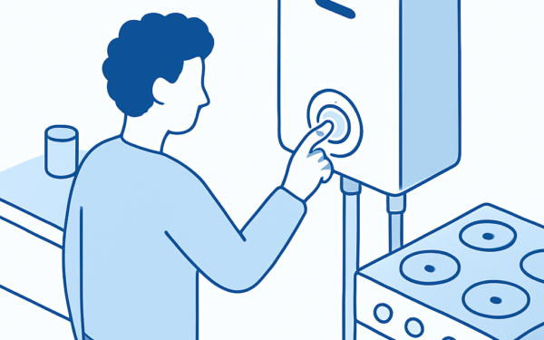 Ilustracao BoraDicas tutorial regulagem chama aquecedor gas