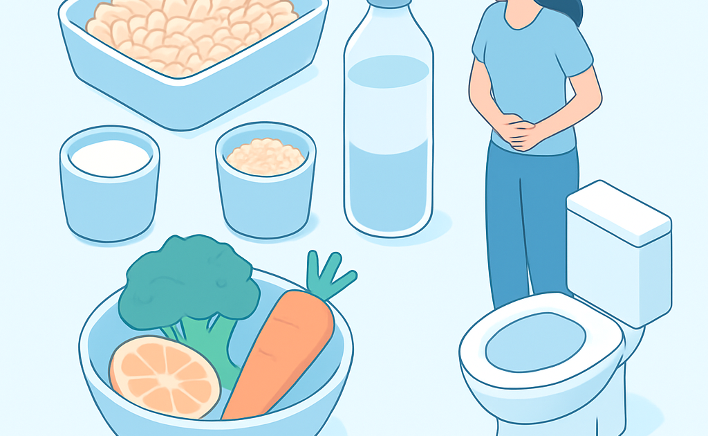 Ilustracao BoraDicas tutorial como regular intestino preso naturalmente