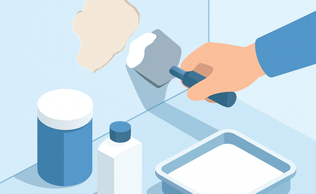 como reparar reboco solto com produto de cura rapida passo a passo BoraDicas