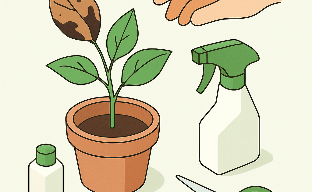 como revitalizar planta com folhas queimadas passo a passo BoraDicas
