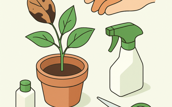 como revitalizar planta com folhas queimadas passo a passo BoraDicas
