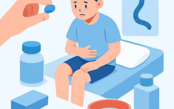 Ilustracao BoraDicas tutorial como identificar vermes em criancas