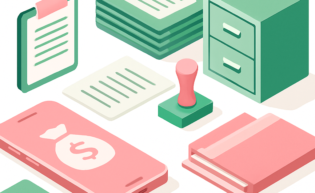 Ilustracao burocracia e docs BoraDicas tutorial